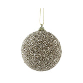 Decoris Foam Bauble 8cm - Champagne